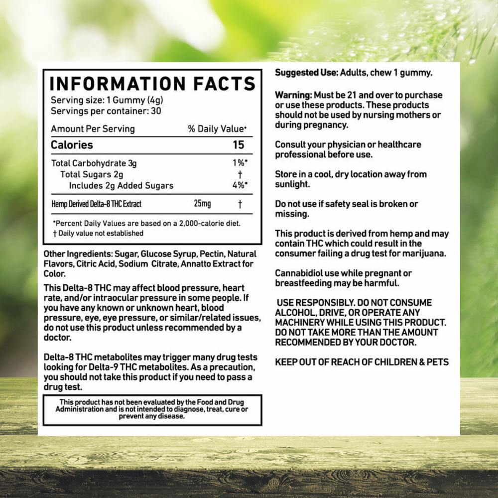 Cannabislife Mango Twist Delta-8 Gummies - Image 4