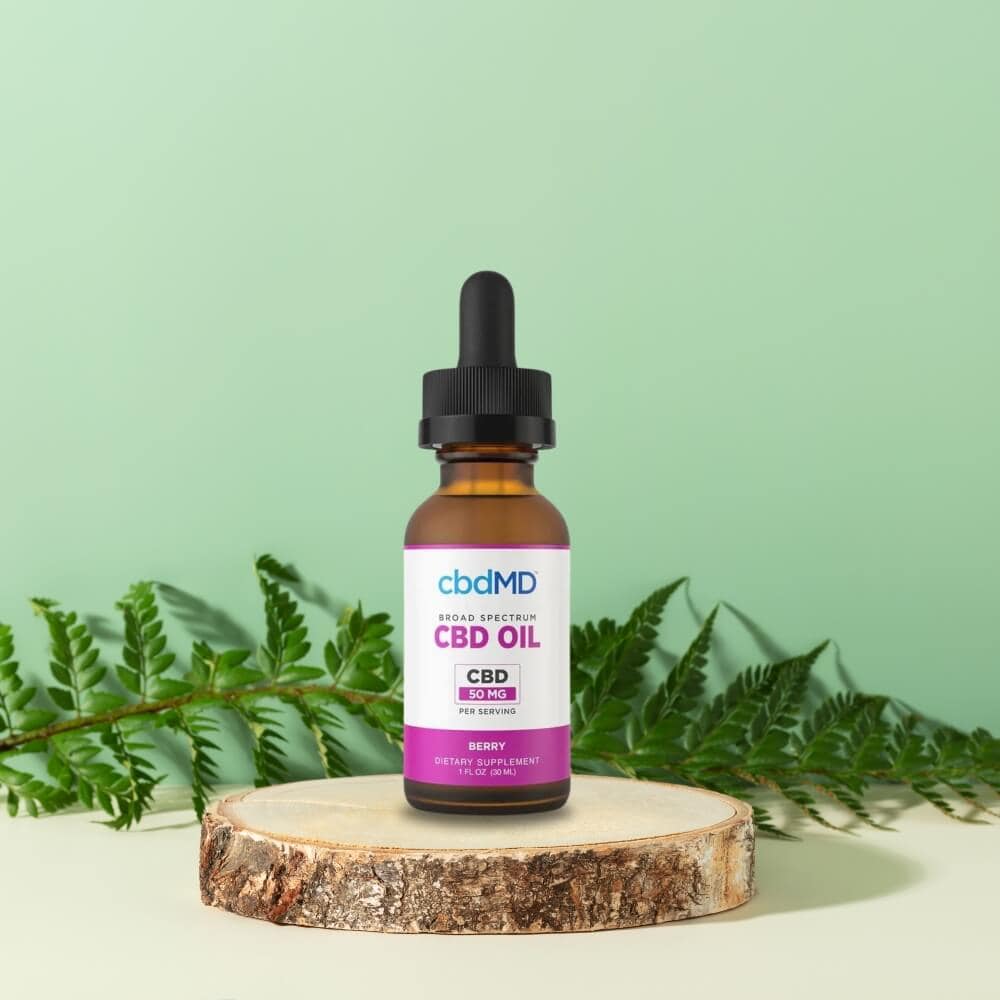 CBDMD Broad Spectrum CBD Oil Tincture