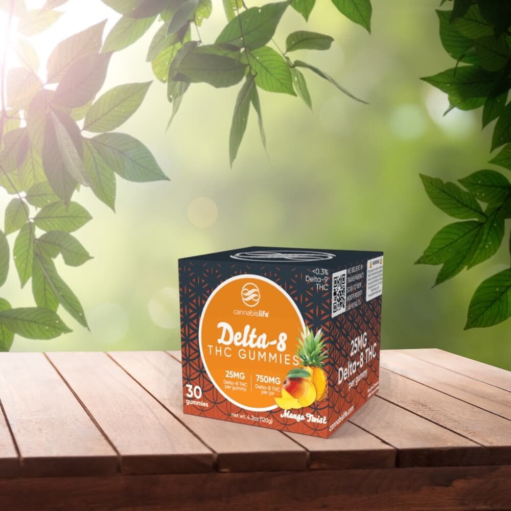 Cannabislife Mango Twist Delta-8 Gummies