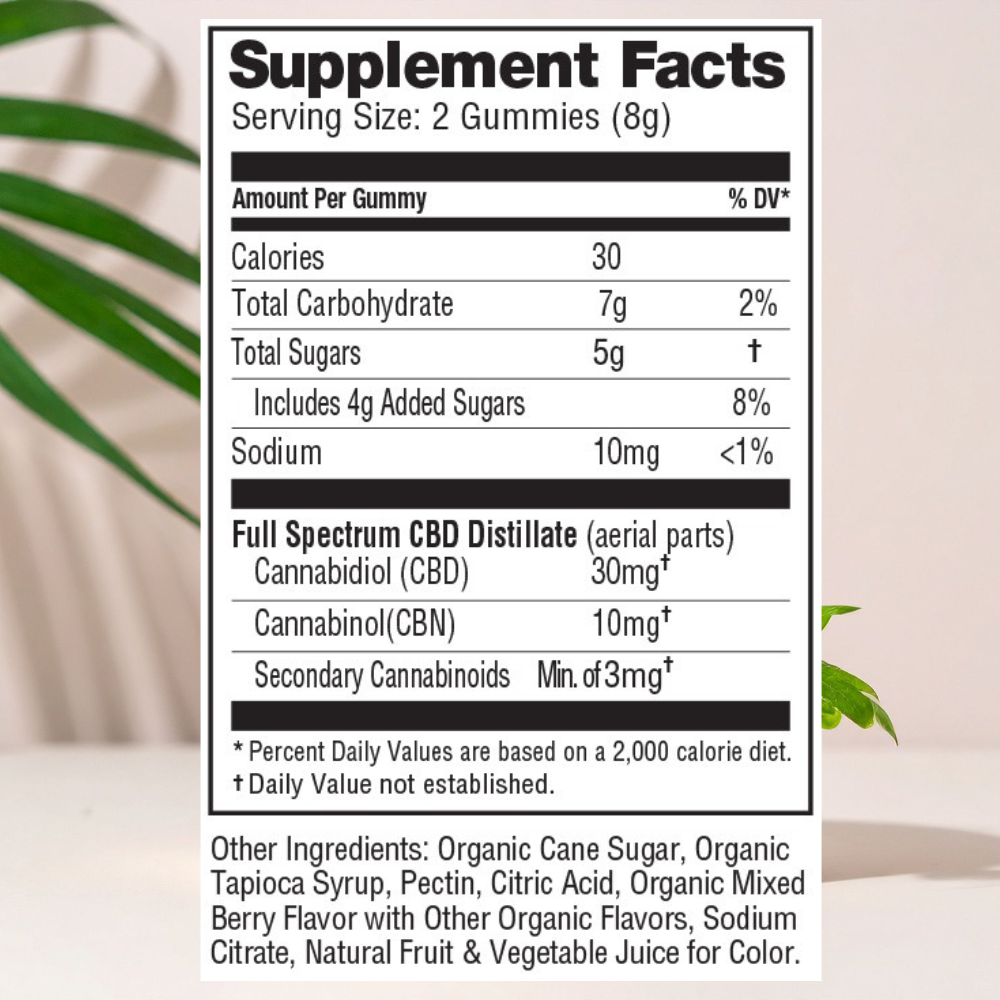 Nuleaf CBD:CBN Gummies - Image 4